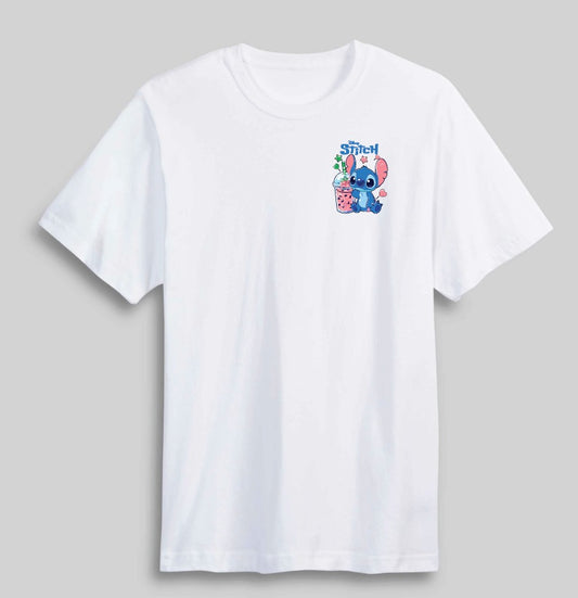 boba drink Stitch T-shirt