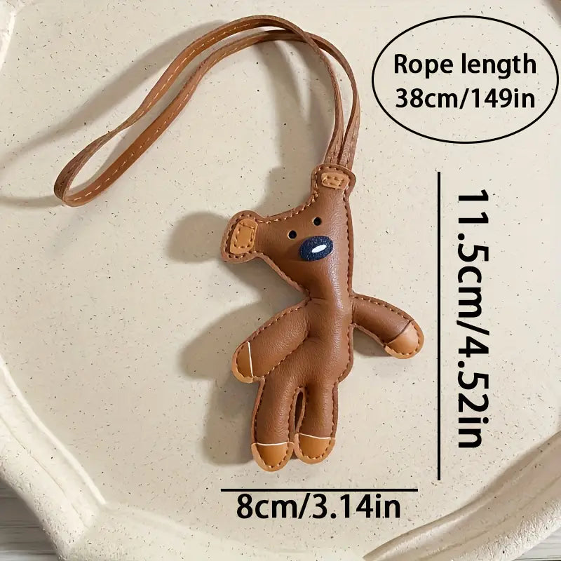 Mr bean Teddy Bear Car Mirror Pendant
