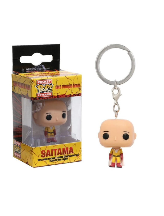 saitama - one punch man keychain