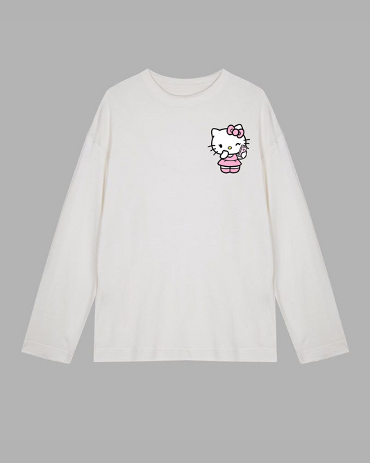Hello kitty Long Sleeve Cotton T-shirt