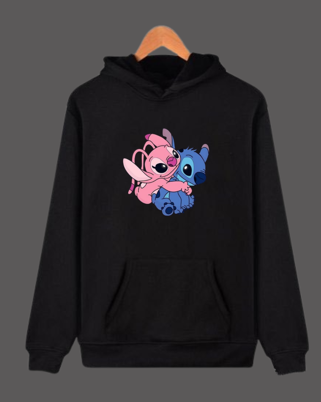 Stitch and Angel Hoodie Kids Sizes