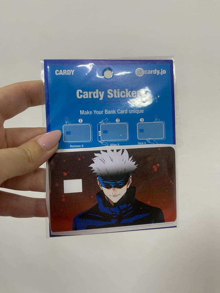 anime credit card sticker