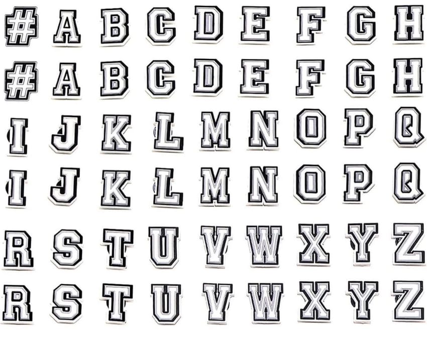 alphabet letters crcs charms
