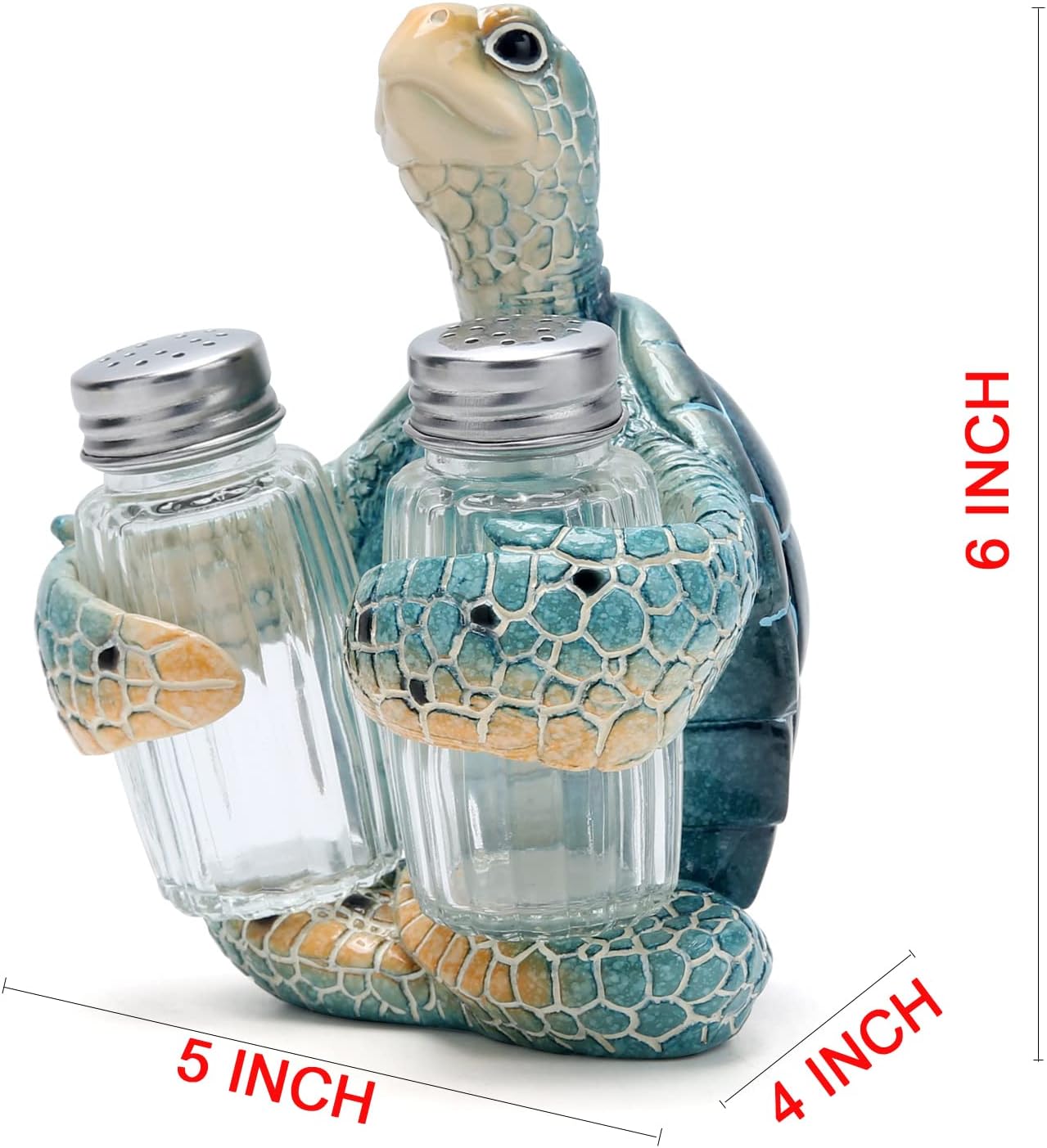Turtle salt and peper set
