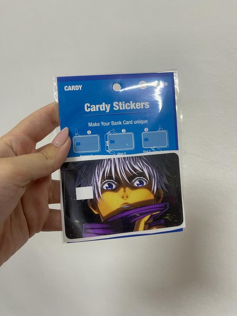 anime credit card sticker