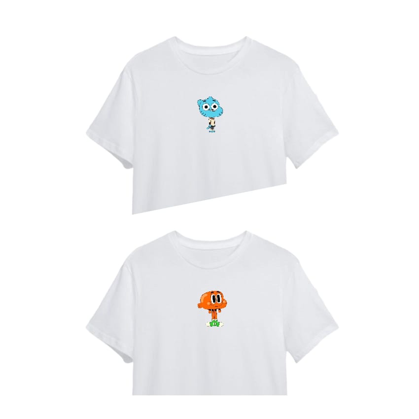 matching gumball and darwin t-shirts