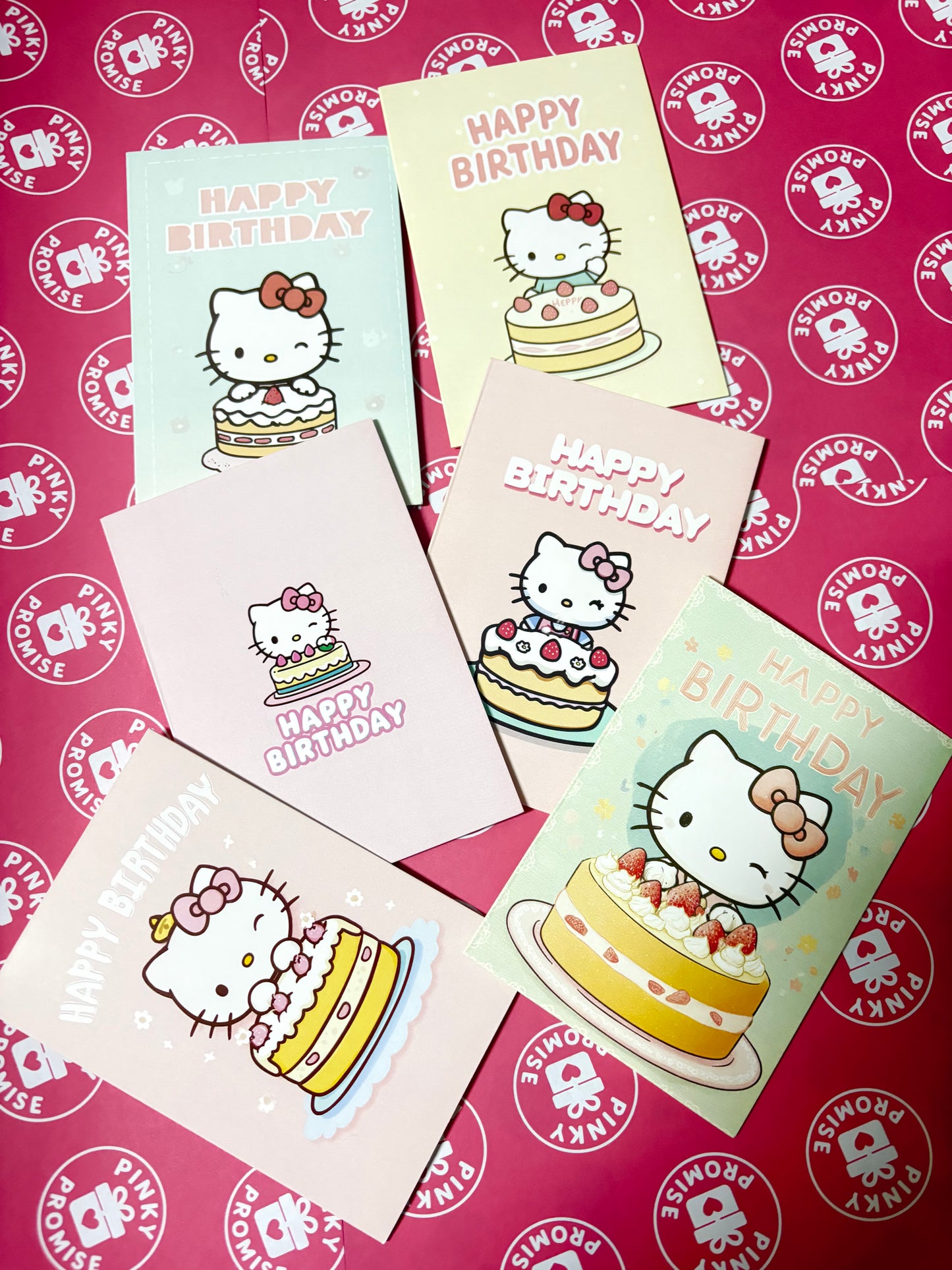 Random Hello kitty birthday card