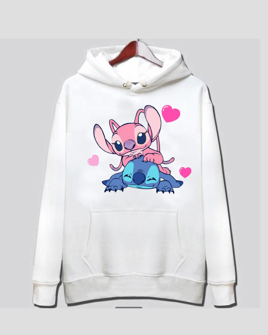 Stitch and Angel Hoodie