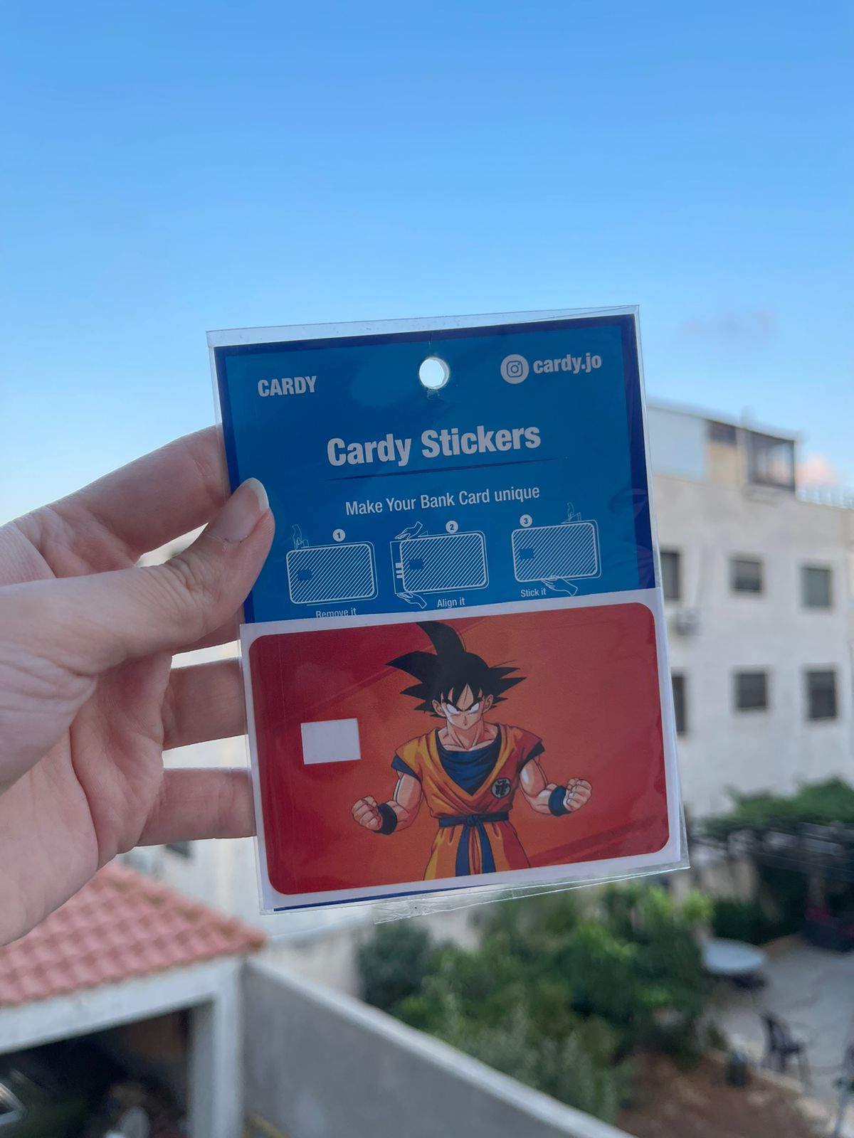 Dragon Ball Credit card sticker