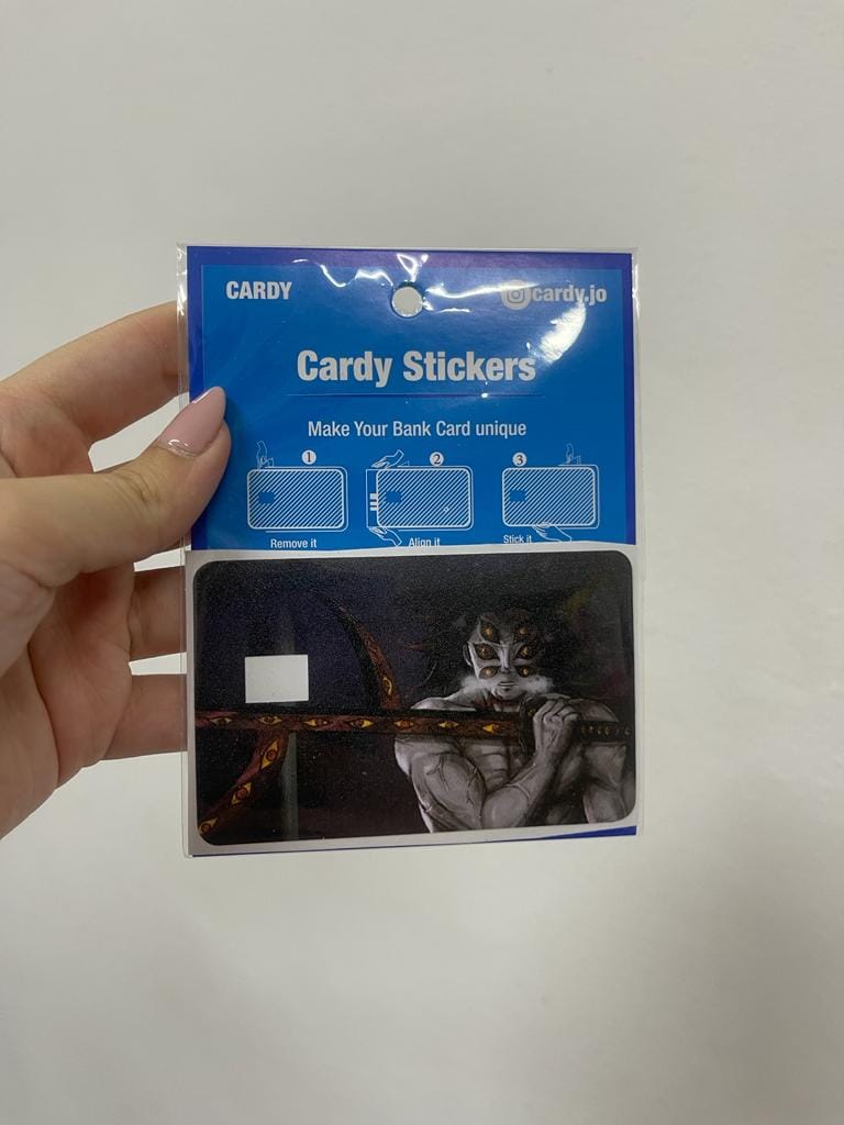 credit card sticker
