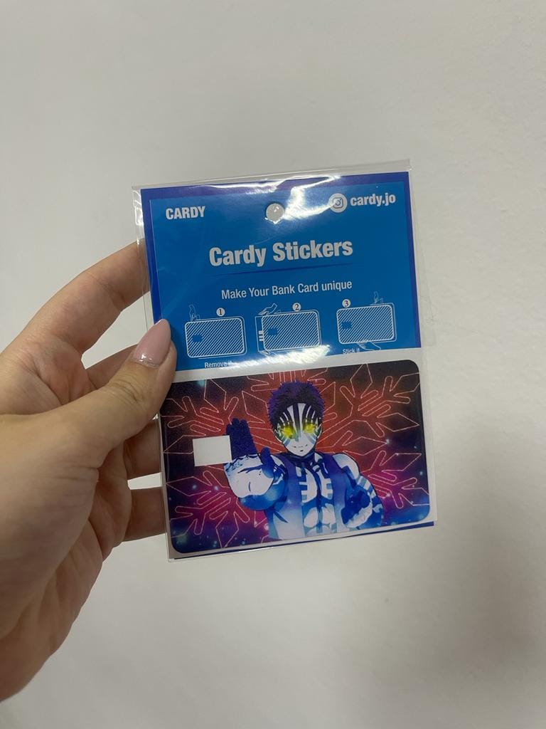anime credit card sticker