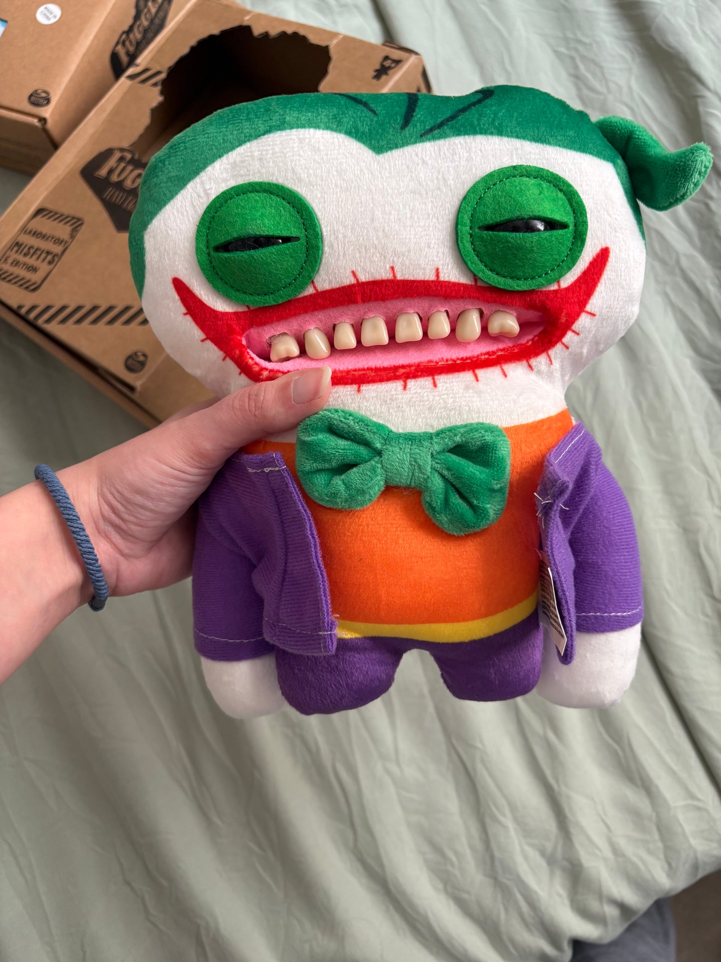 Joker funny ugly plush toy