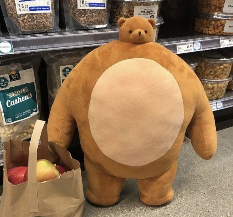 bear plush toy - 50 cm height