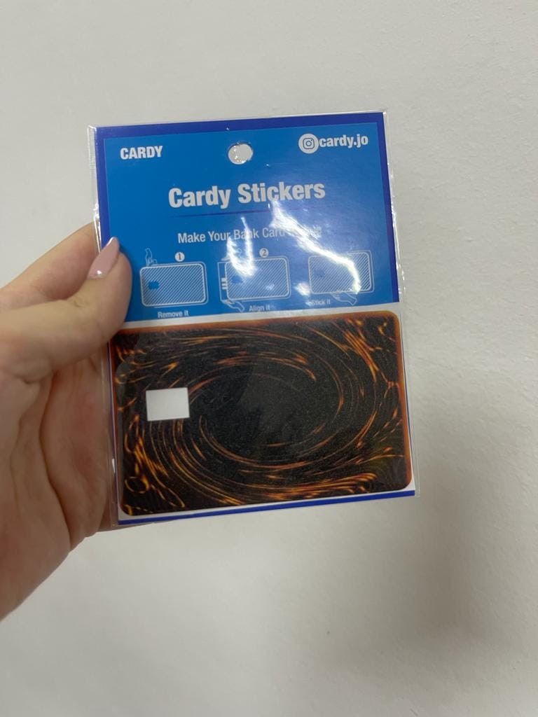 credit card sticker