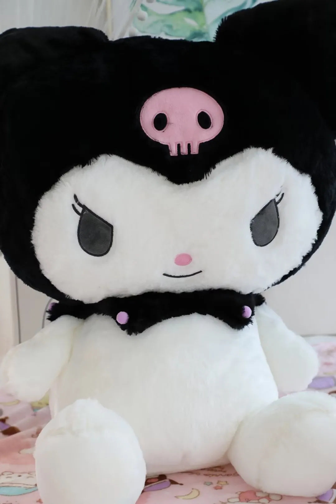 Kuromi big fuzzy plushy