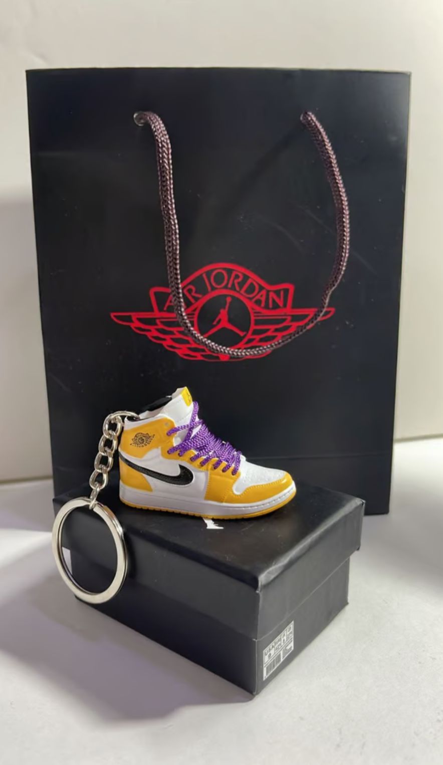 Nike shoe keychain best sale