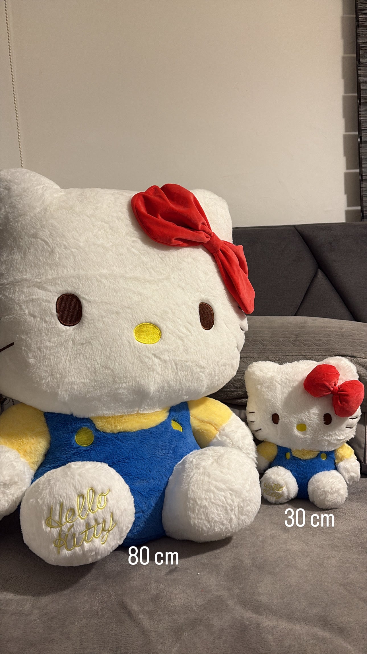 Hello kitty plush toy - 30 cm