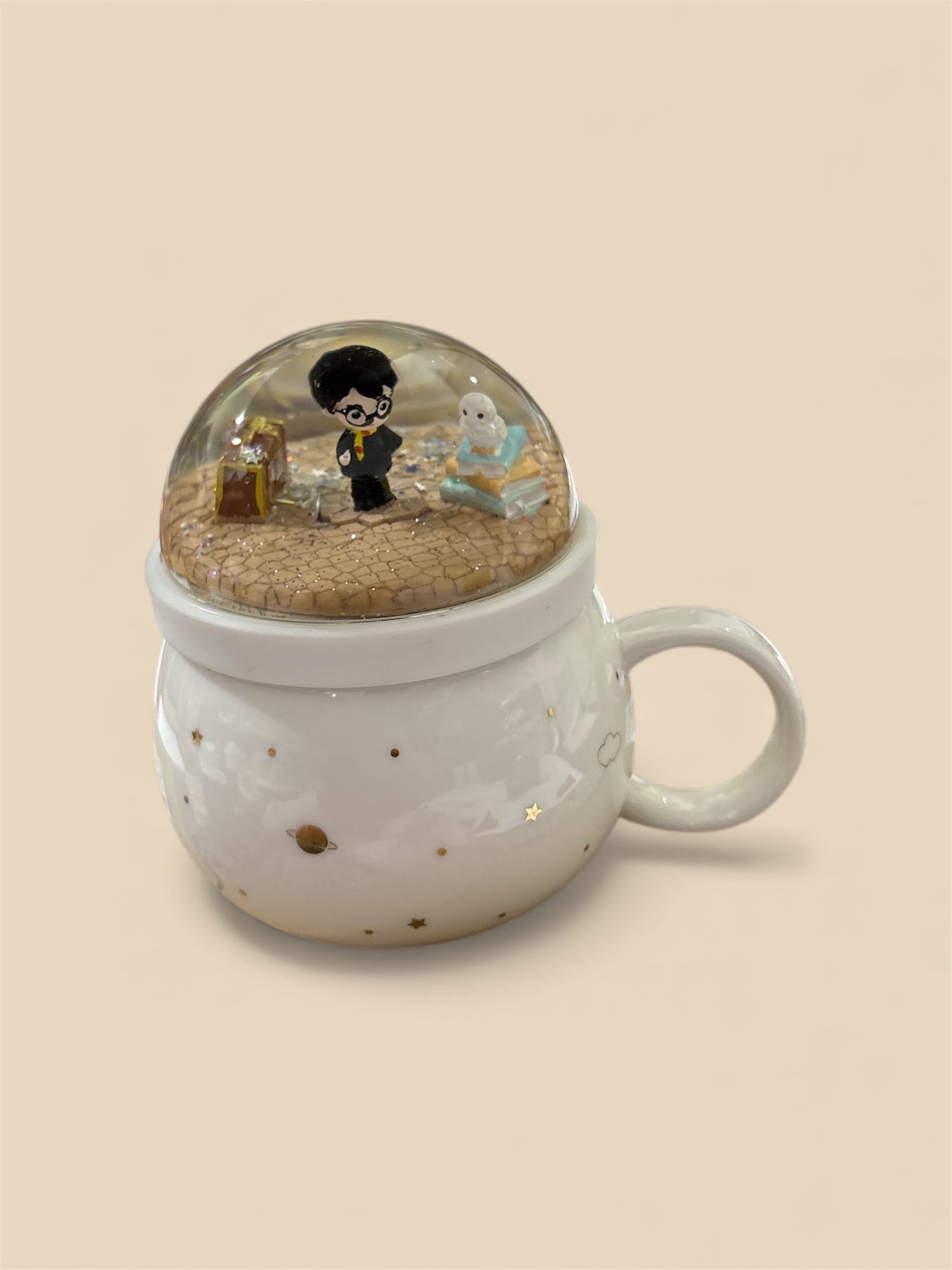 harry potter mug - snow globe lid