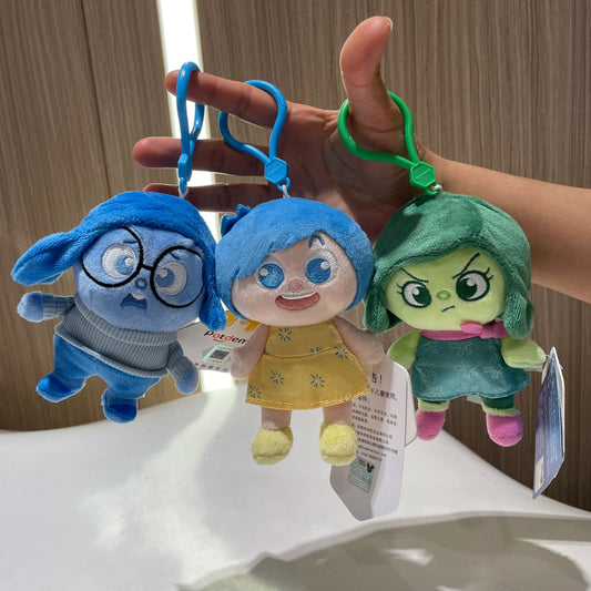 Inside out plush Keychains