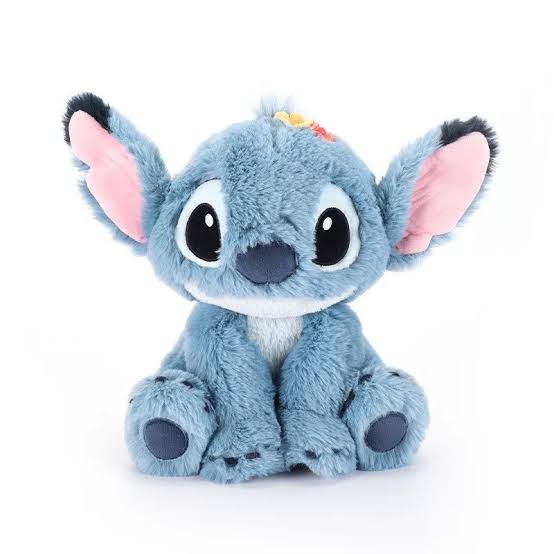 Stitch with flowers on his head plush toy