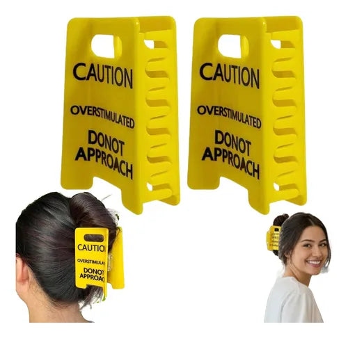 Over-simulated Funny hair clip