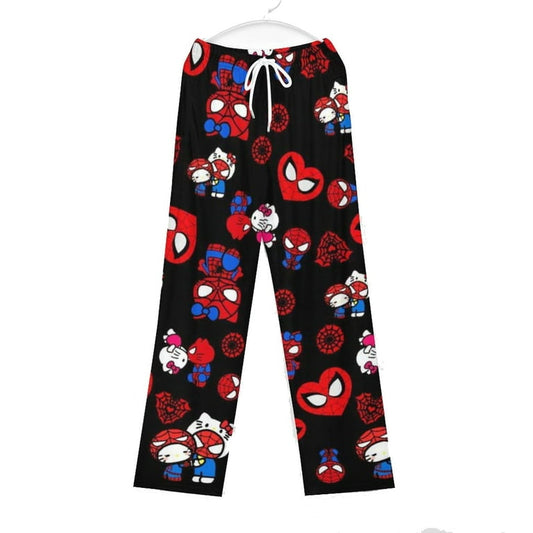 Spider man and hello kitty pajama pants (summer material)
