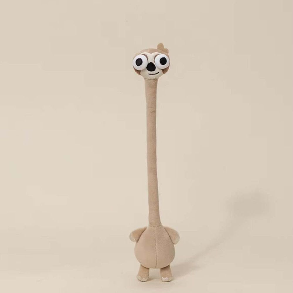 Funny Bendable Animal Plushie – Goofy Long Neck Bag Accessory & Tie-Back