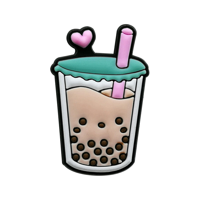 Boba drink charm