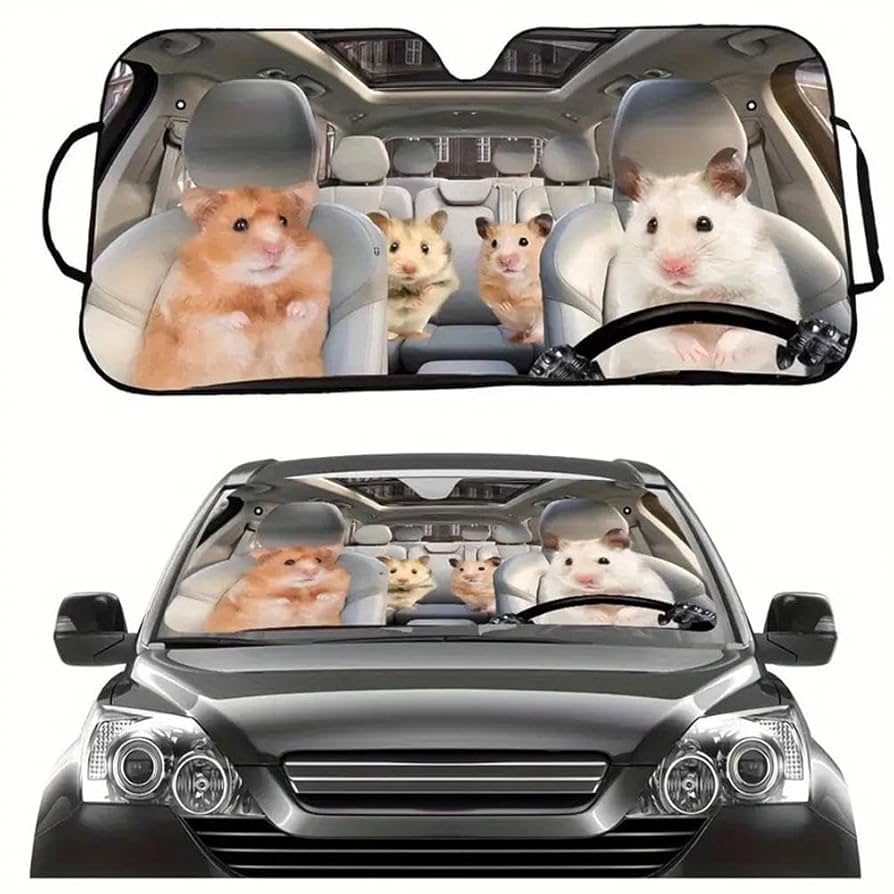 Hamster Family Sun Shade