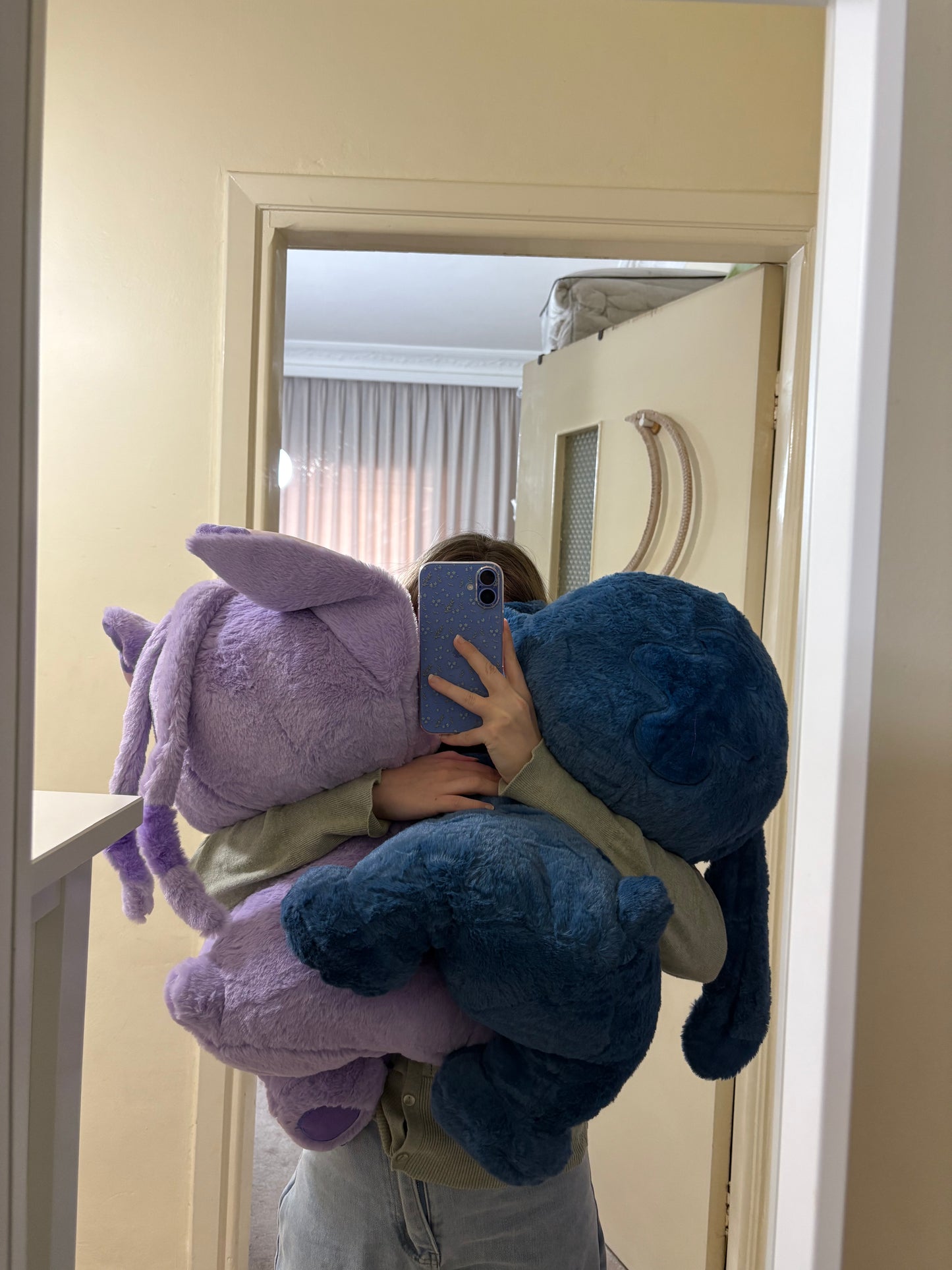 Stitch and Angel plush toys ( 45 cm )