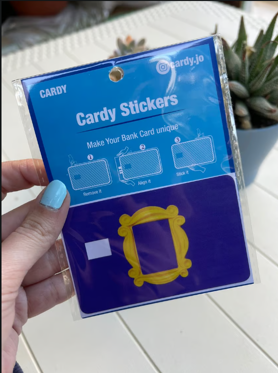 Friends credit card stickers