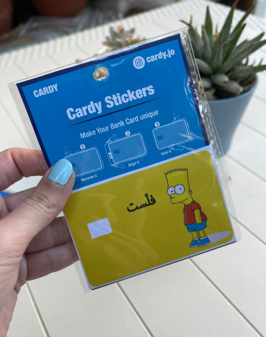 Simpsons credit card sticker