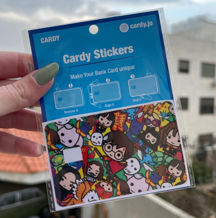 Harry potter credit card sticker