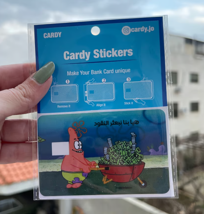 Patrick credit card sticker