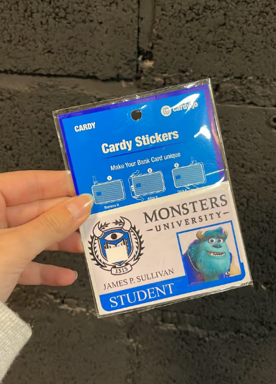 Sully credit card sticker
