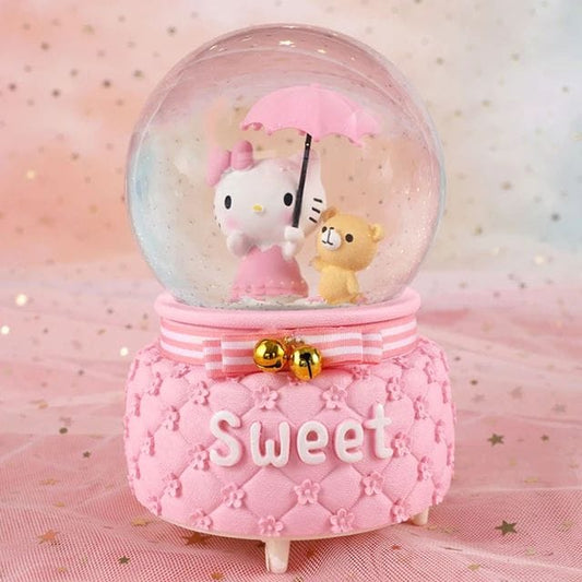 Hello kitty snow globe