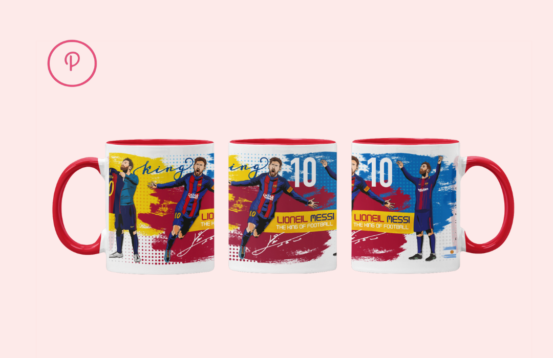 Messi Barcelona mug