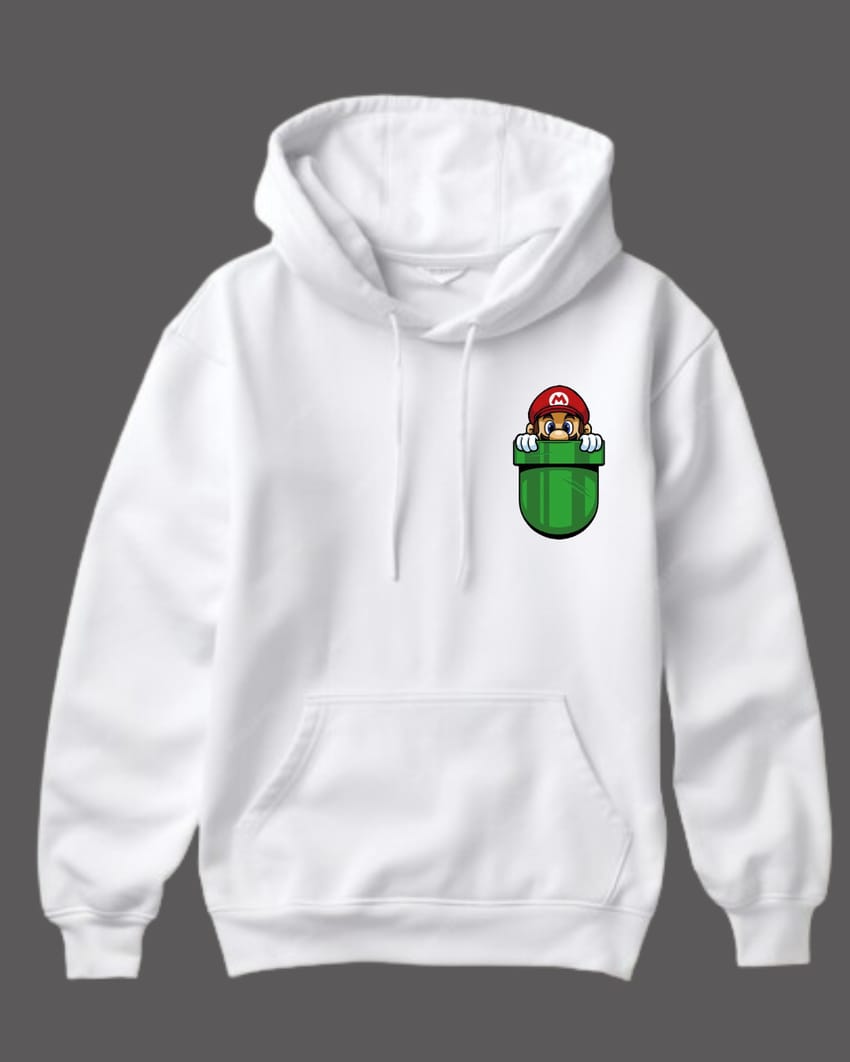 Mario Pocket Hoodie | Pinky Promise