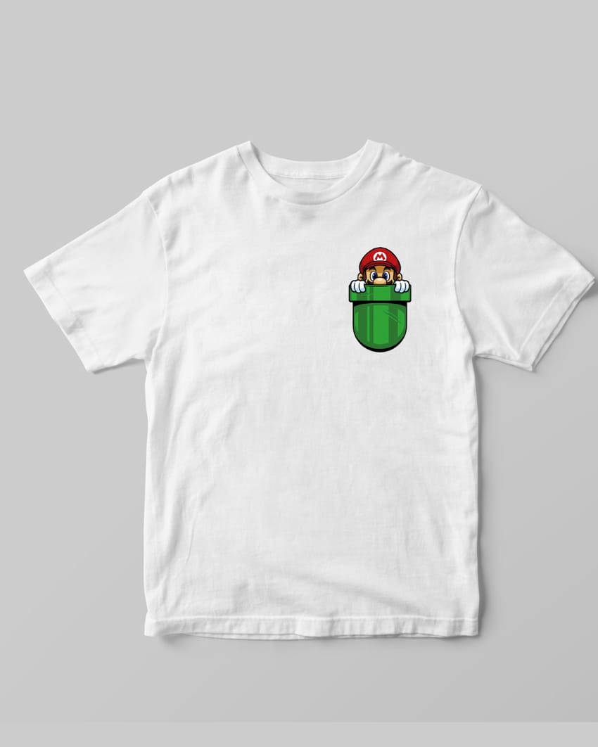 Mario pocket T-shirt | Pinky Promise