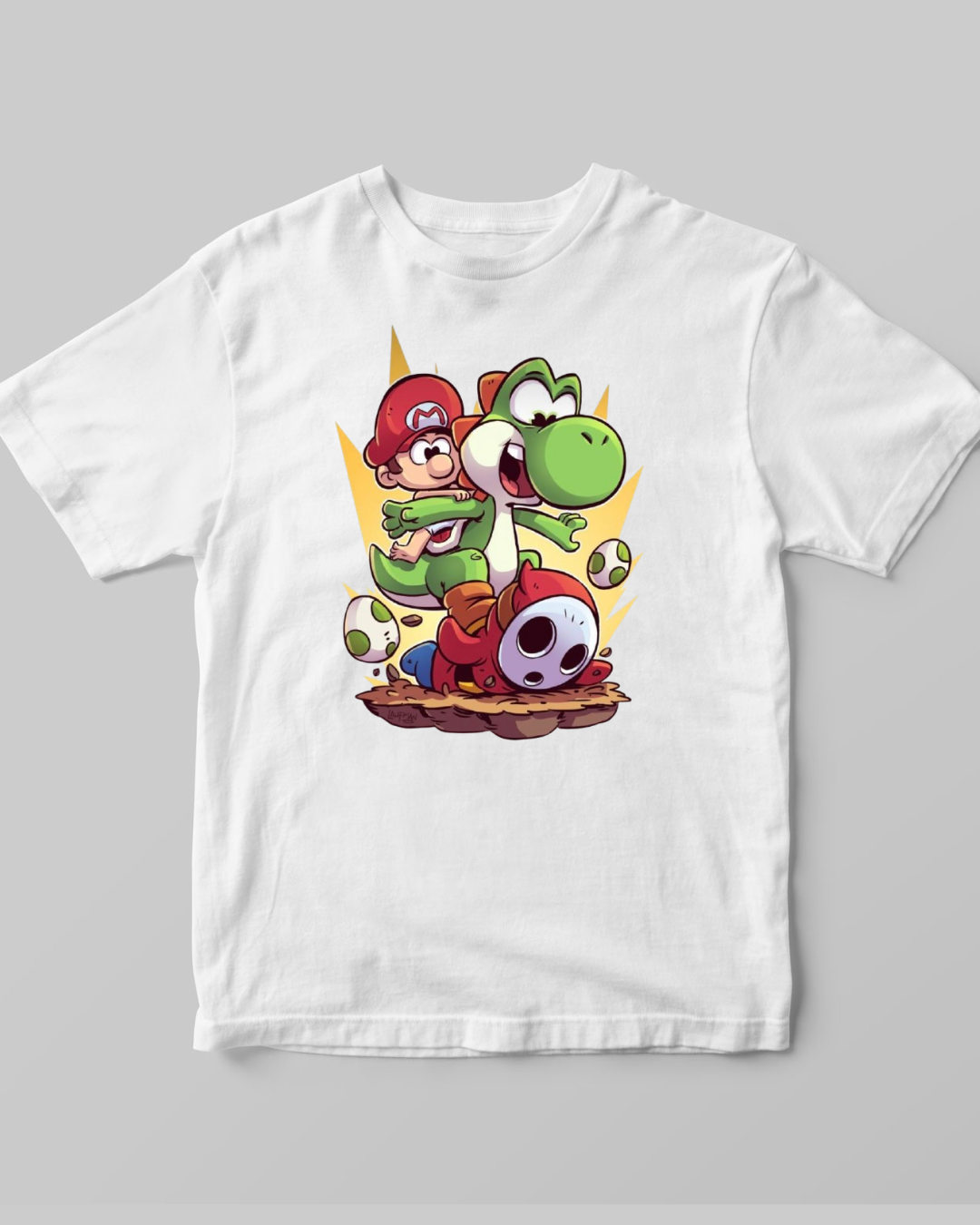 mario tshirt Kids Sizes | Pinky Promise