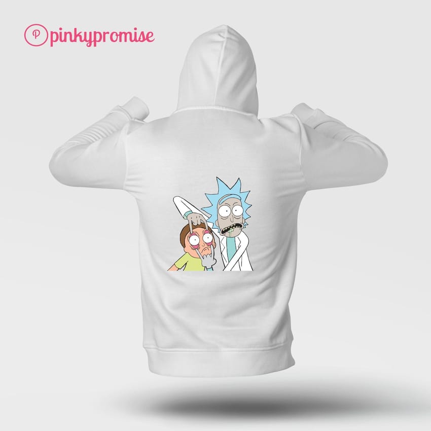 Buy Rick And Morty Hoodie (Back Print) at Pinky Promise