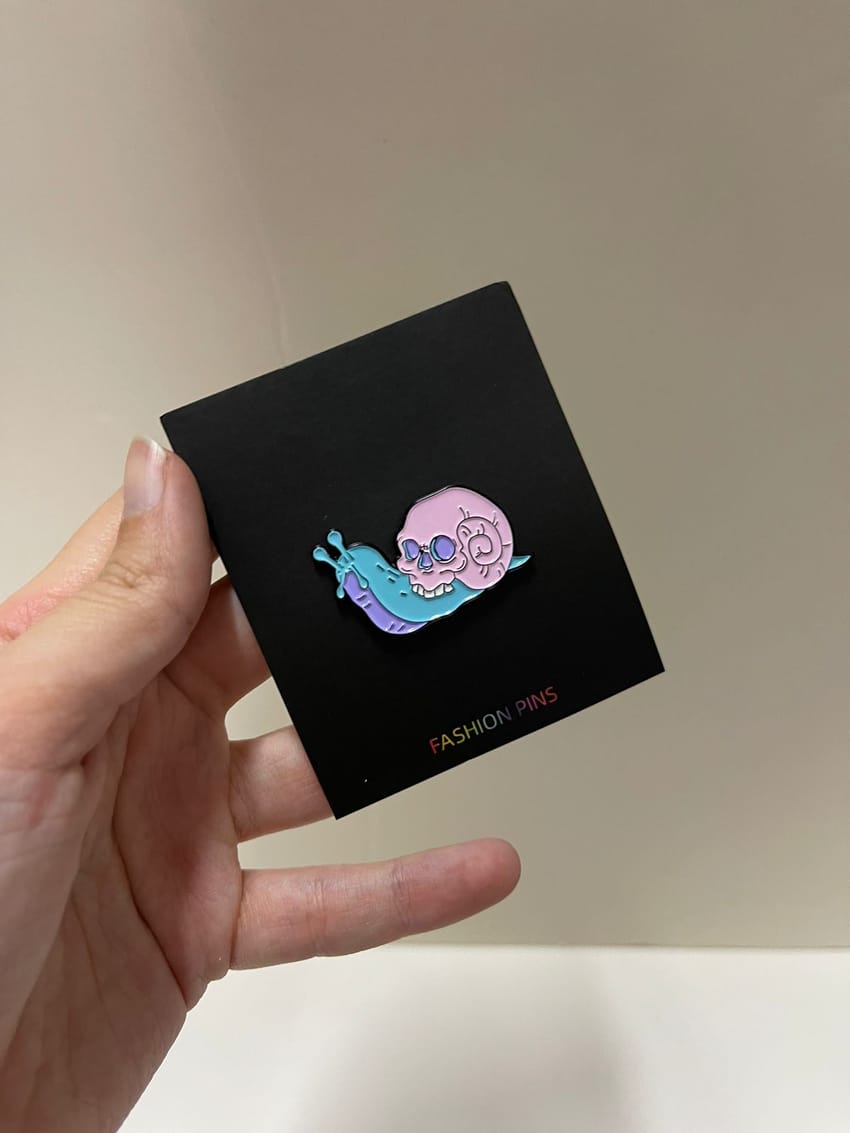 Buy Scull Snail Pin at Pinky Promise