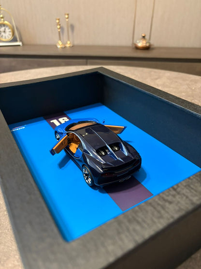 Blue Bugatti Veyron 3D Frame  – 32cm x 23cm