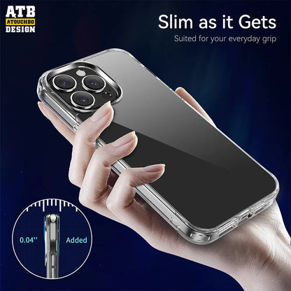 Clear protective phone case