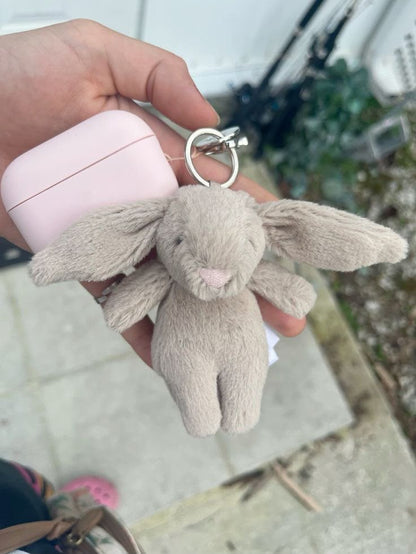 Mini Bunny plush keychain - 10 cm