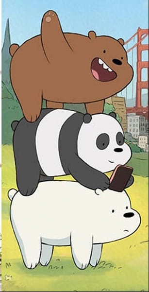 we bare bears plush - 22 cm