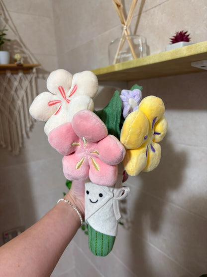 Flower bouquet plush - 30 cm