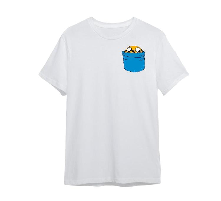 Jake in the pocket t-shirt