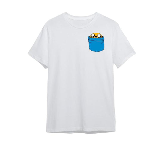 Jake in the pocket t-shirt