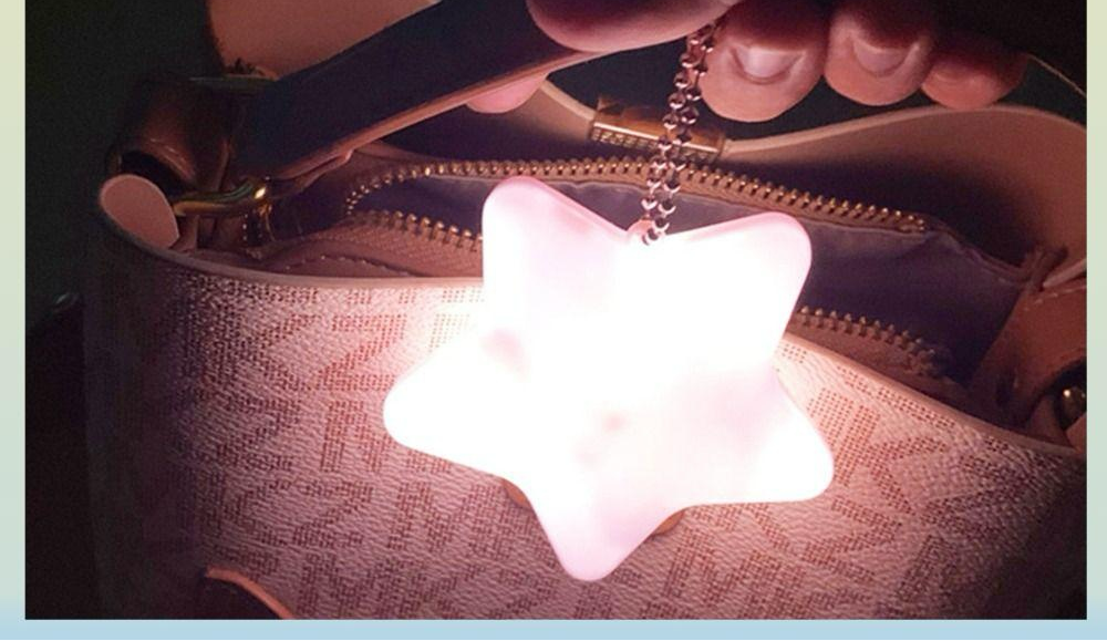 Light up purse keychains